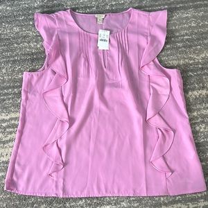 J Crew Lavender Top NWT Size 16